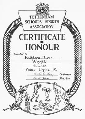 Hurdles certificate